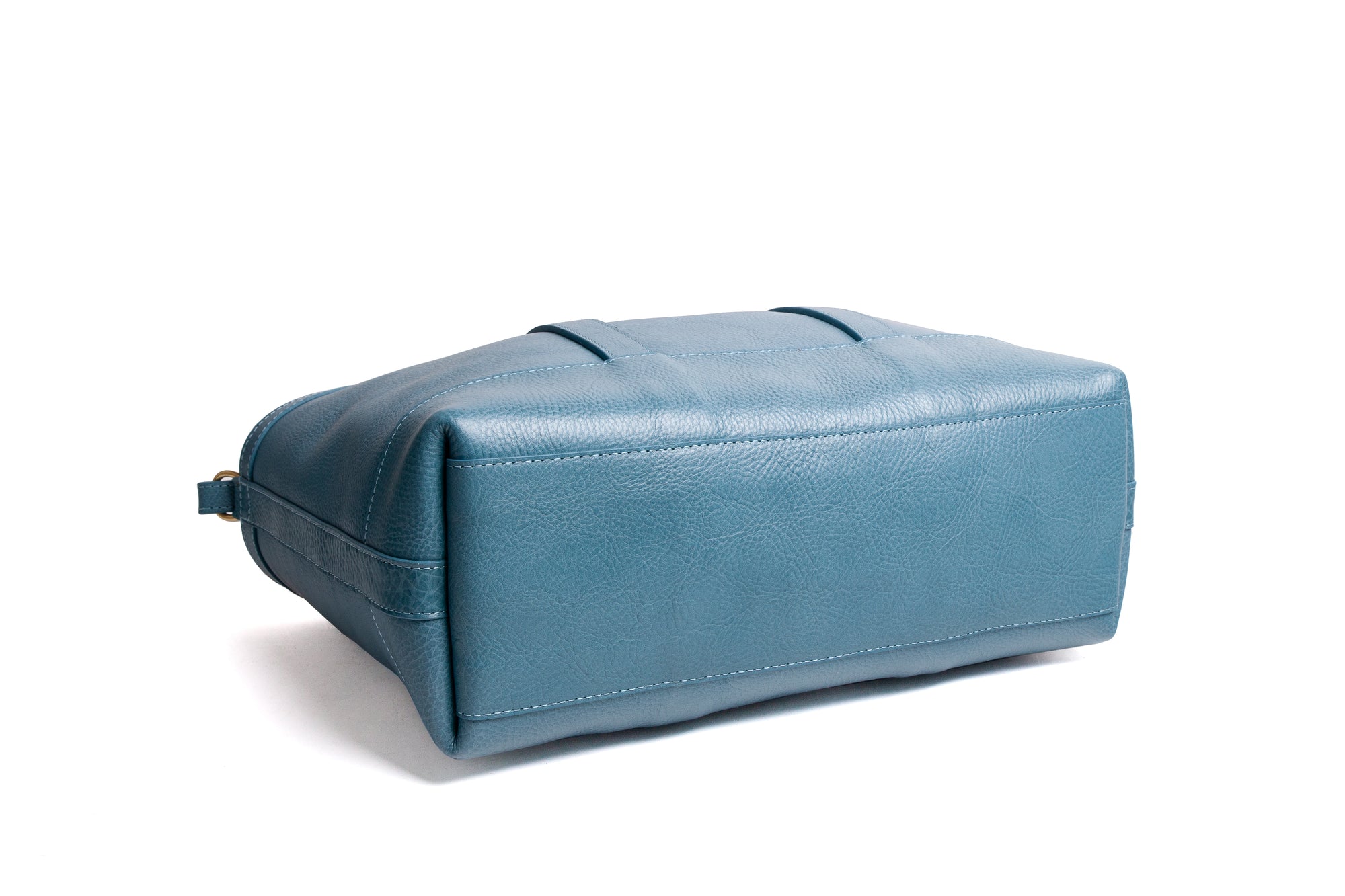 Leather Small Tote Glacier