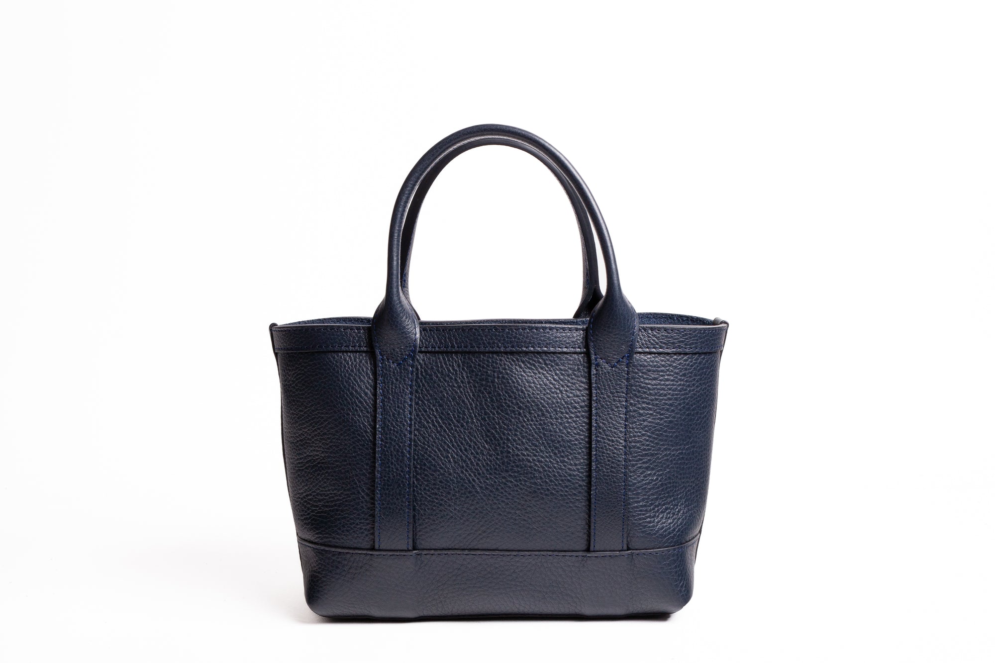 Leather Mini Tote Indigo