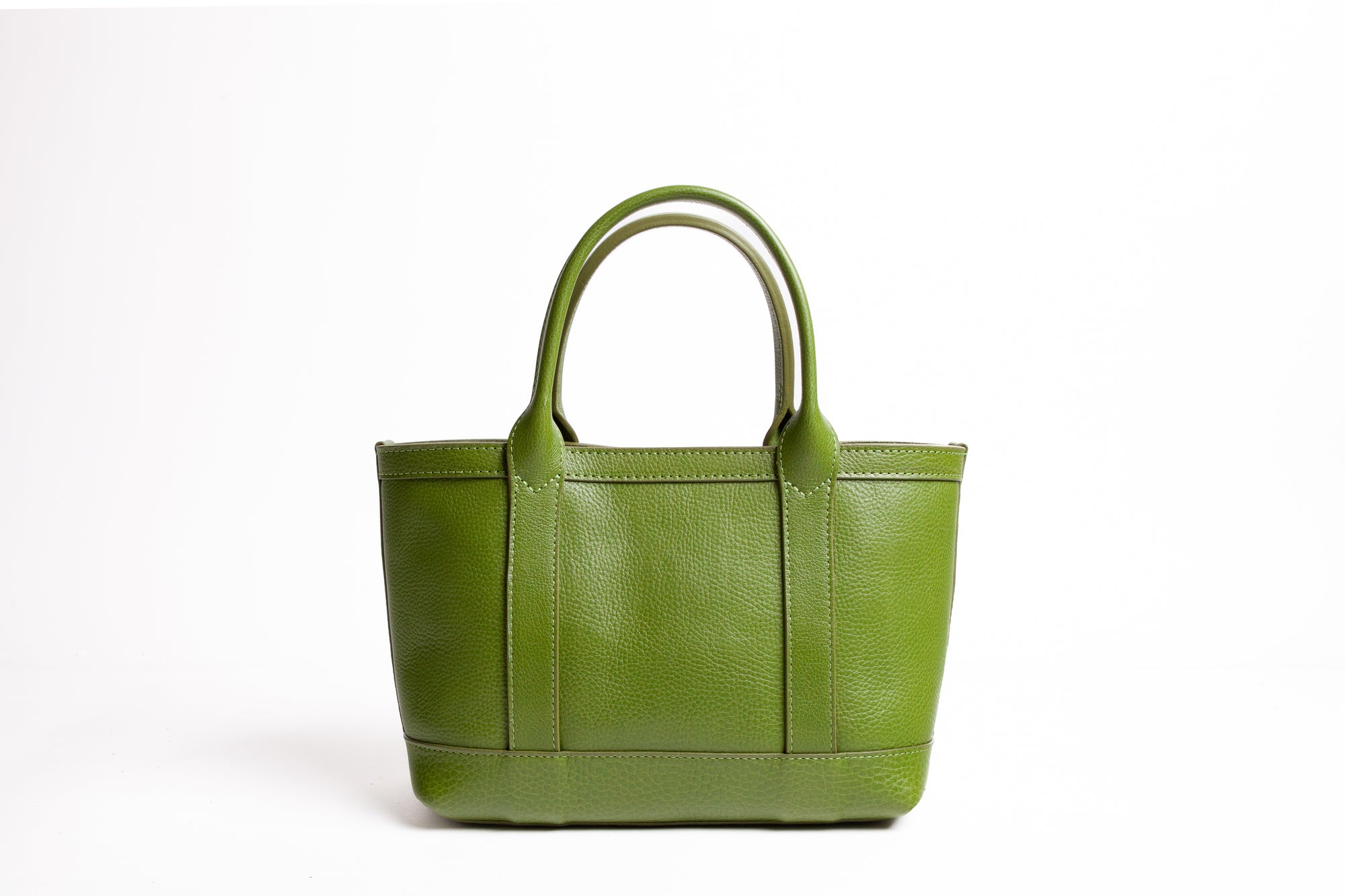 Leather Mini Tote Fern