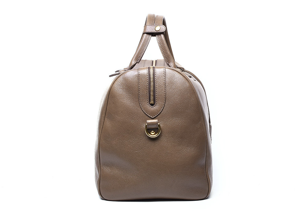 Side View of No. 10 Weekender Bag Clay