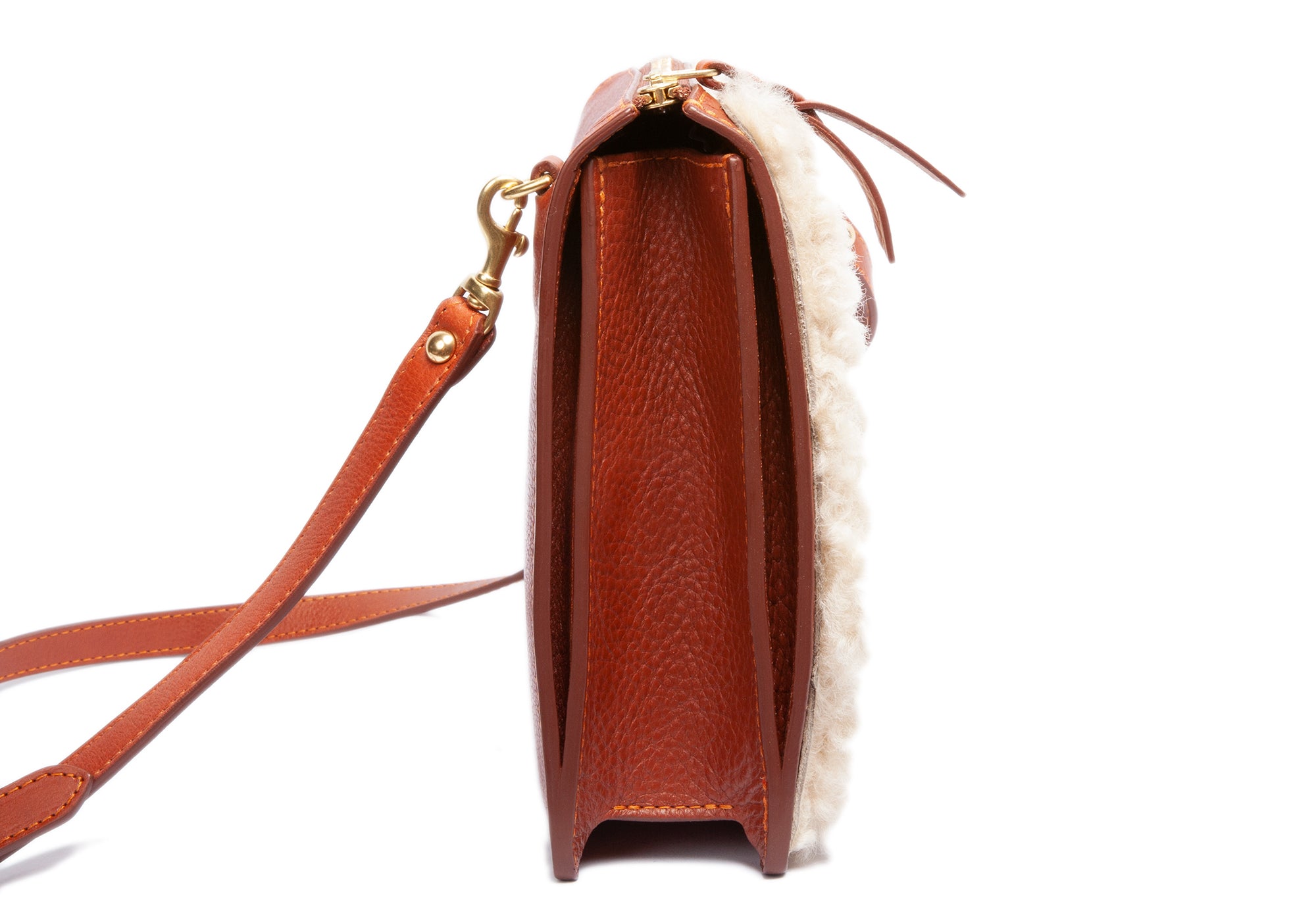 The Shearling Tripp II Saddle Tan