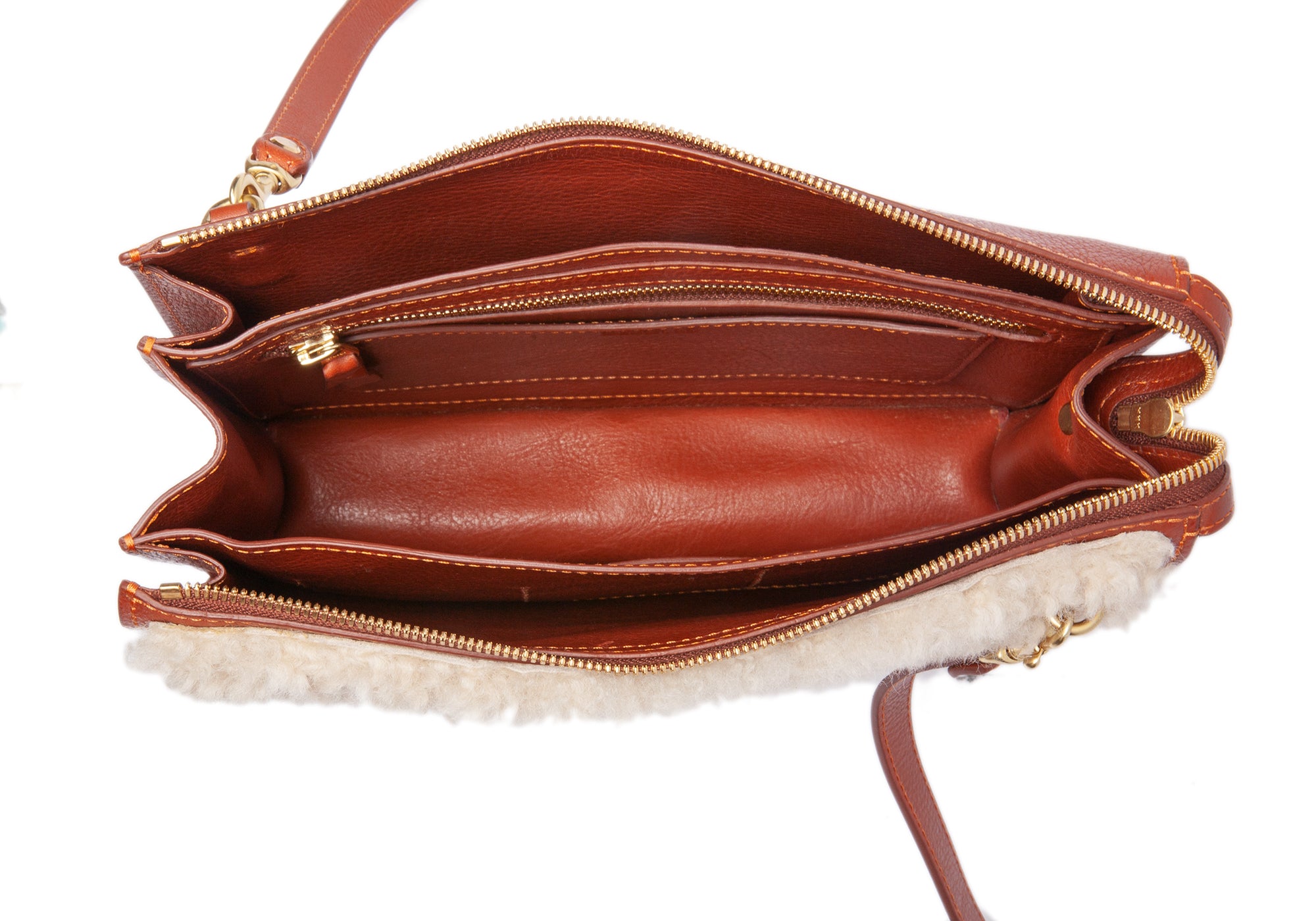 The Shearling Tripp II Saddle Tan