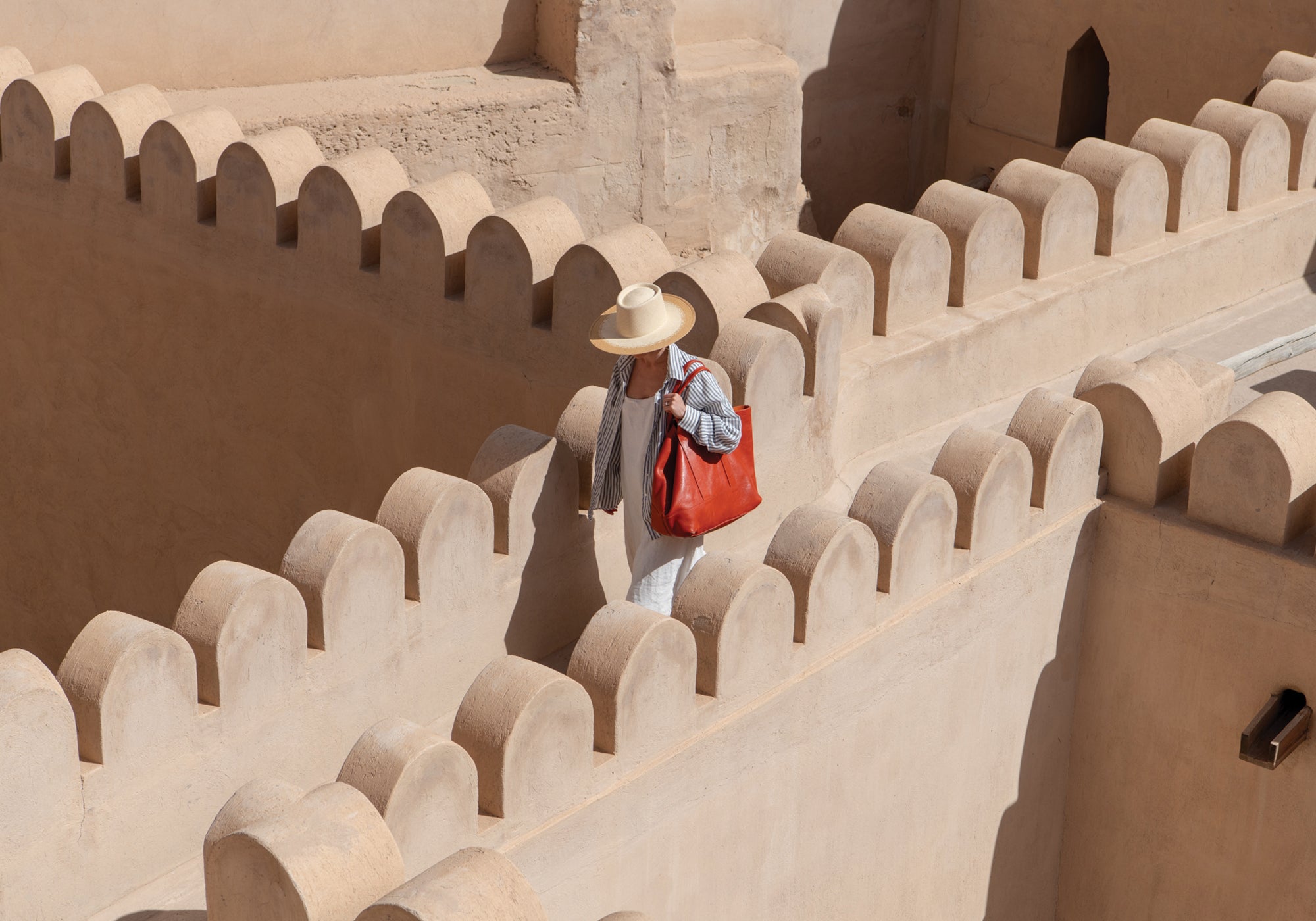 Leather Working Tote Lifestyle