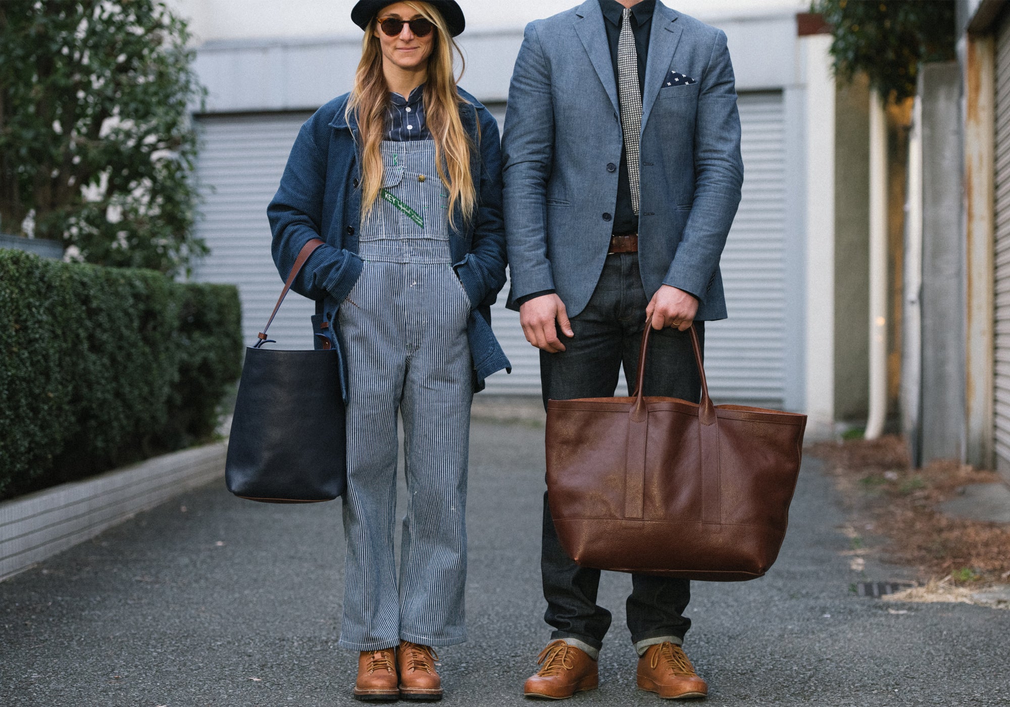 Leather Working Tote Lifestyle