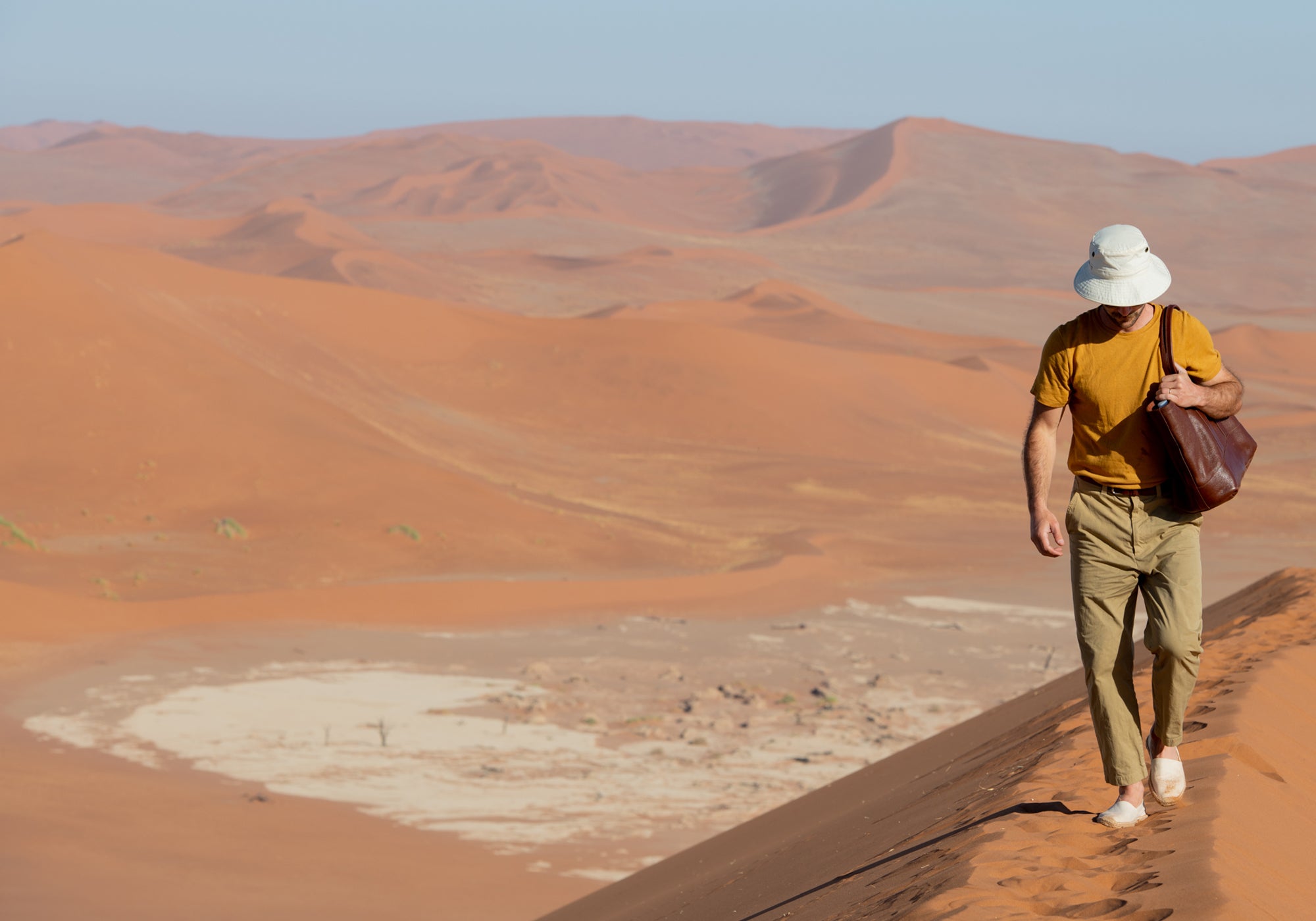 Leather Working Tote Lifestyle