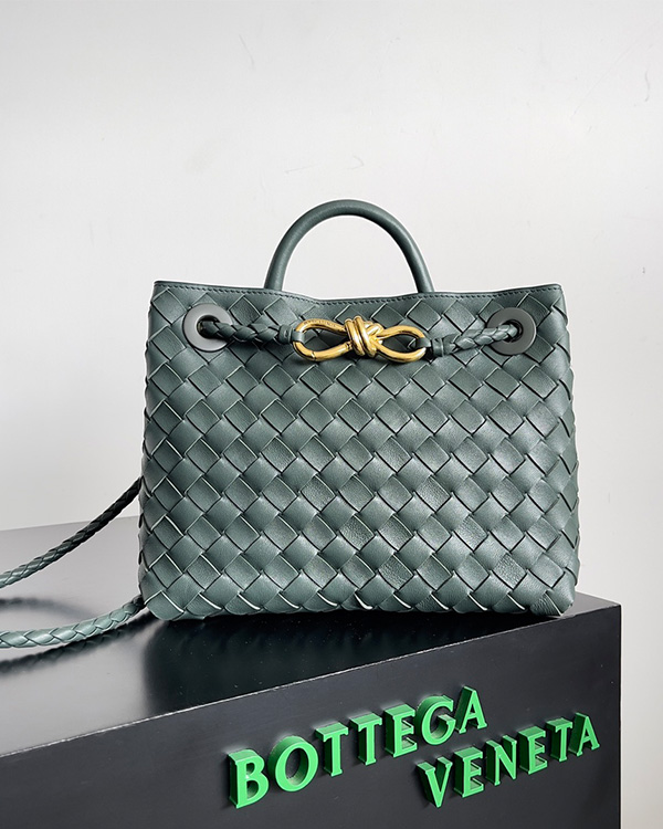 Small Andiamo diagonal cross bags (Ink green)