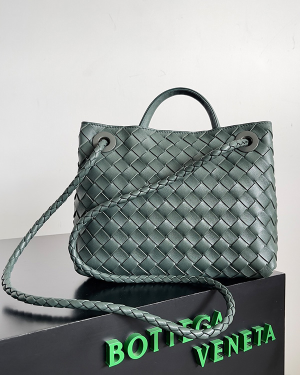 Small Andiamo diagonal cross bags (Ink green)