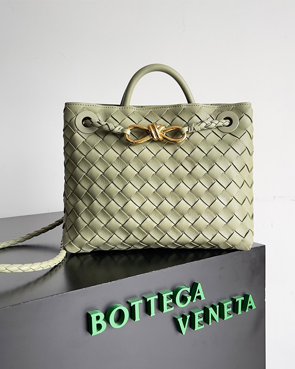 Small Andiamo diagonal cross bags (Cave Stone Green)