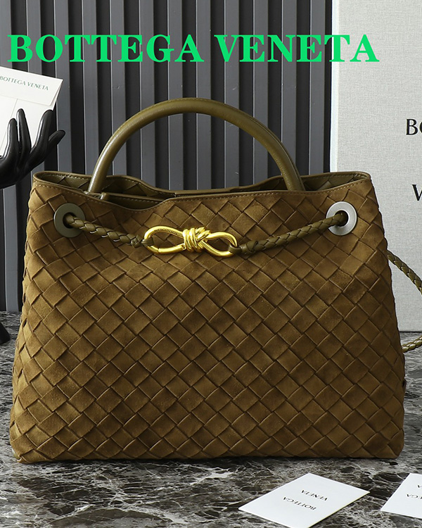 Medium Andiamo diagonal cross bags (Olive green oil color)